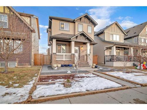 223 Skyview Point Road Ne, Calgary, AB - Outdoor With Deck Patio Veranda With Facade