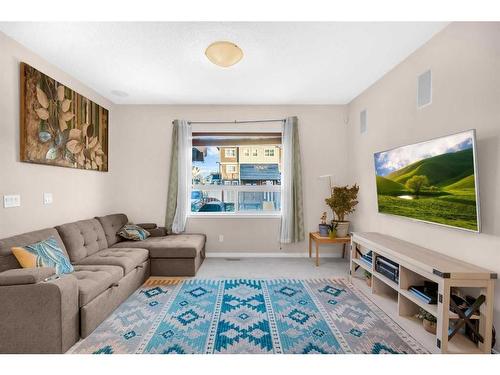 223 Skyview Point Road Ne, Calgary, AB - Indoor Photo Showing Living Room