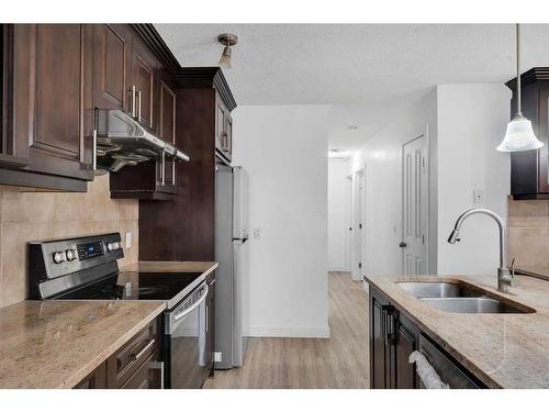 136 Whitefield Drive Ne, Calgary, AB - Indoor Photo Showing Kitchen With Double Sink With Upgraded Kitchen