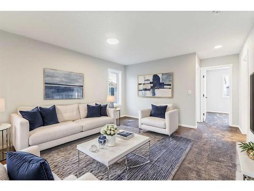 257 Yorkville Boulevard Sw, Calgary, AB - Indoor Photo Showing Living Room