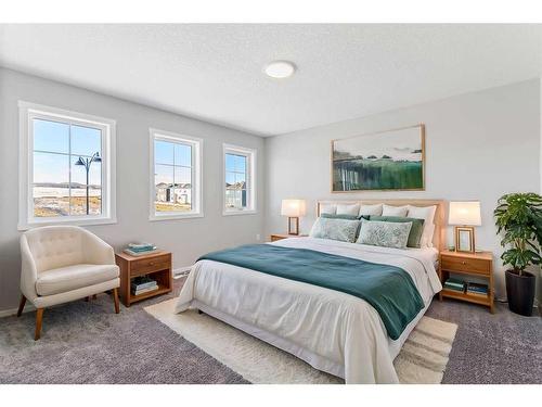 257 Yorkville Boulevard Sw, Calgary, AB - Indoor Photo Showing Bedroom