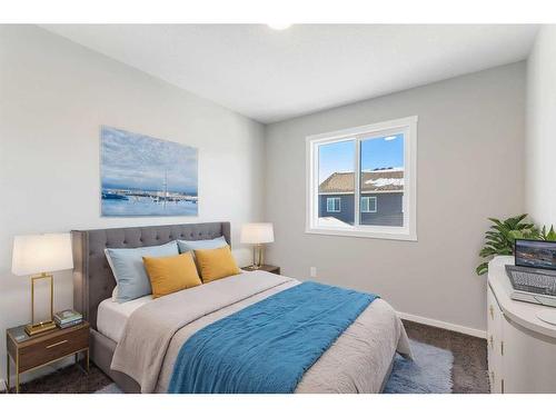 257 Yorkville Boulevard Sw, Calgary, AB - Indoor Photo Showing Bedroom