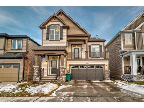 2007 Windbury Crescent Sw, Airdrie, AB - Outdoor With Balcony With Facade