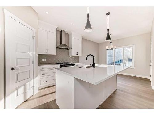 31 Homestead Passage Ne, Calgary, AB - Indoor Photo Showing Kitchen With Upgraded Kitchen