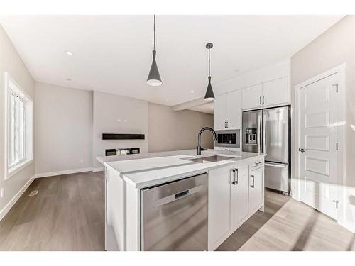 31 Homestead Passage Ne, Calgary, AB - Indoor Photo Showing Kitchen With Stainless Steel Kitchen With Upgraded Kitchen