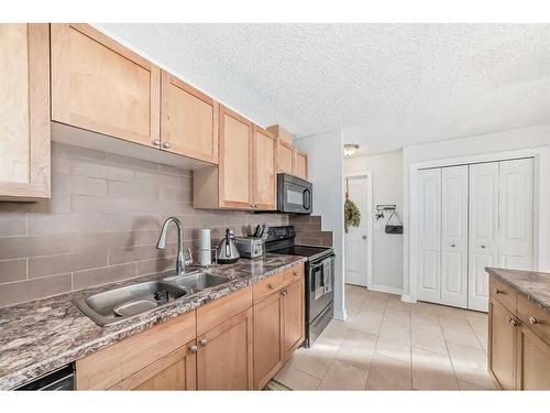 412-930 18 Avenue Sw, Calgary, AB - Indoor Photo Showing Kitchen With Double Sink