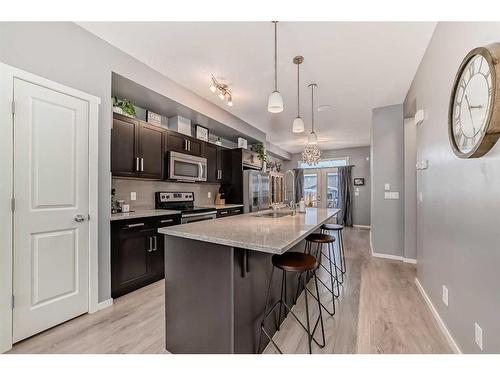 18 Legacy Boulevard Se, Calgary, AB - Indoor Photo Showing Kitchen With Upgraded Kitchen