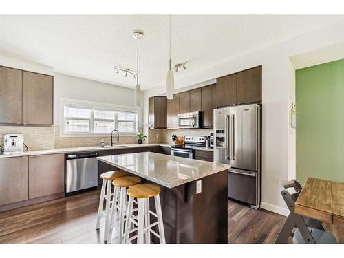 113 Nolancrest Common Nw, Calgary, AB - Indoor Photo Showing Kitchen With Stainless Steel Kitchen With Upgraded Kitchen