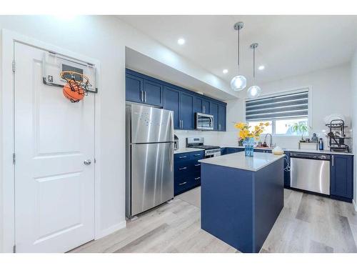 63 Cornerstone Link Ne, Calgary, AB - Indoor Photo Showing Kitchen With Stainless Steel Kitchen