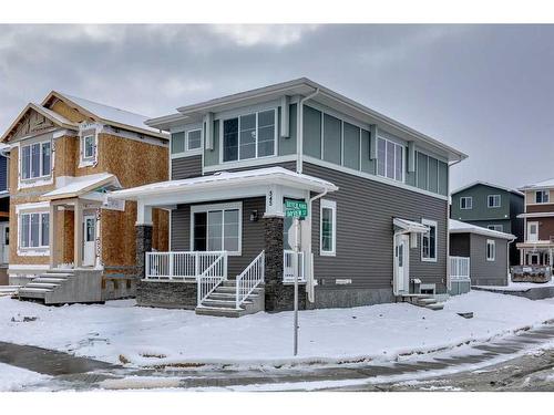 545 Bayview Street Sw, Airdrie, AB - Outdoor With Facade