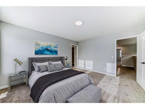 24 Sugarsnap Way Se, Calgary, AB - Indoor Photo Showing Bedroom