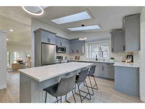 35 Mckinley Road Se, Calgary, AB - Indoor Photo Showing Kitchen With Upgraded Kitchen