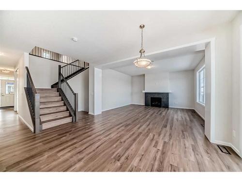 44 Cityline Heath Ne, Calgary, AB - Indoor With Fireplace