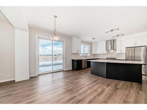 44 Cityline Heath Ne, Calgary, AB - Indoor Photo Showing Kitchen With Stainless Steel Kitchen With Upgraded Kitchen