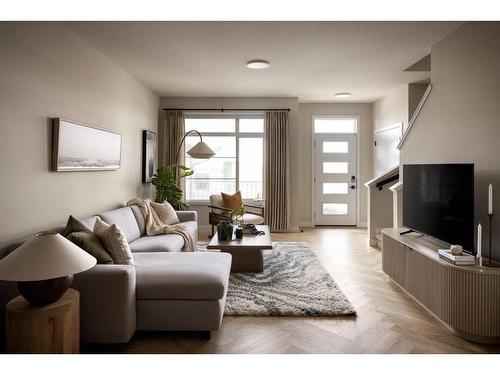 354 Belvedere Boulevard, Calgary, AB - Indoor Photo Showing Living Room