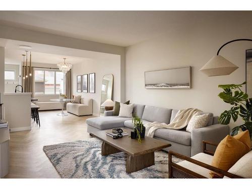 354 Belvedere Boulevard, Calgary, AB - Indoor Photo Showing Living Room