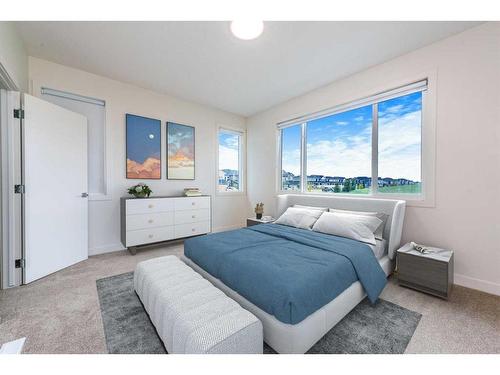 106-116 Saddlestone Heath Ne, Calgary, AB - Indoor Photo Showing Bedroom