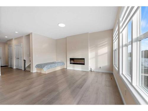 204 Cornerbrook Road, Calgary, AB - Indoor With Fireplace