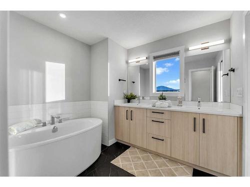 350 Chelsea Hollow, Chestermere, AB - Indoor Photo Showing Bathroom