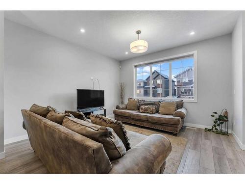 350 Chelsea Hollow, Chestermere, AB - Indoor Photo Showing Living Room