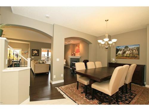 254 Cougarstone Gardens Sw, Calgary, AB - Indoor Photo Showing Dining Room