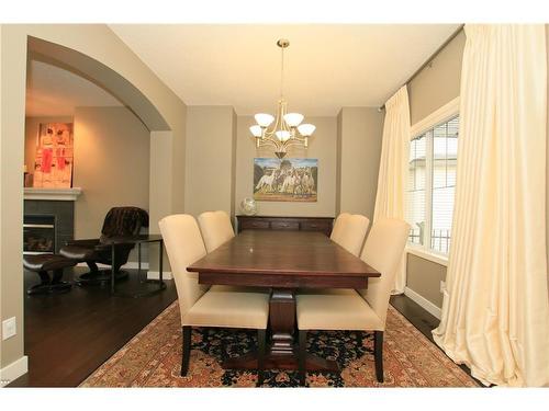 254 Cougarstone Gardens Sw, Calgary, AB - Indoor Photo Showing Dining Room