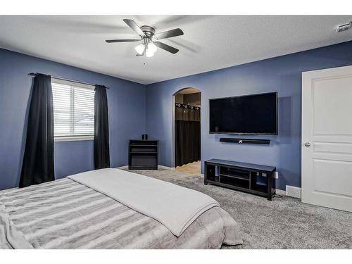 2196 Luxstone Boulevard Sw, Airdrie, AB - Indoor Photo Showing Bedroom