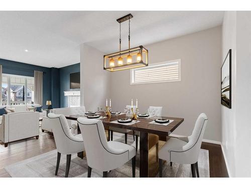 108 Heartland Way, Cochrane, AB - Indoor Photo Showing Dining Room