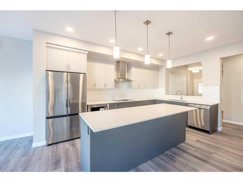 297 Homestead Crescent Ne, Calgary, AB - Indoor Photo Showing Kitchen With Stainless Steel Kitchen With Upgraded Kitchen