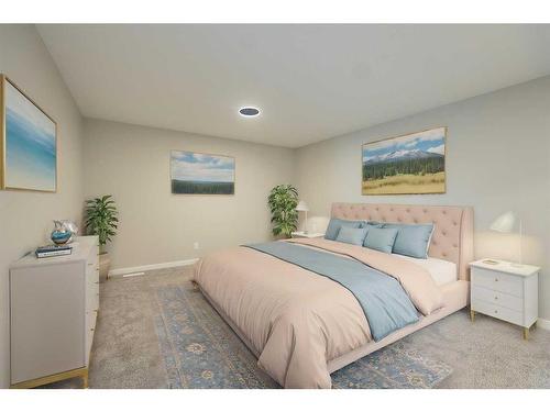 297 Homestead Crescent Ne, Calgary, AB - Indoor Photo Showing Bedroom