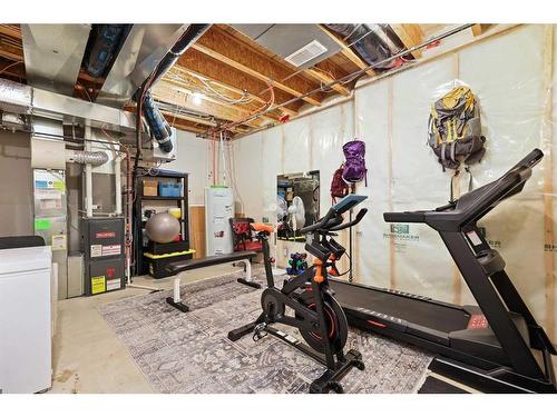 2405 Wentworth Villas Sw, Calgary, AB - Indoor Photo Showing Gym Room