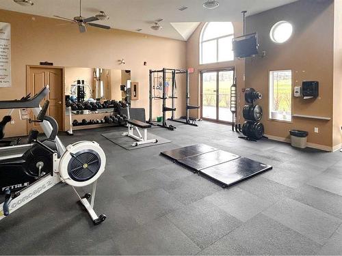 110-60 Sierra Morena Landing Sw, Calgary, AB - Indoor Photo Showing Gym Room