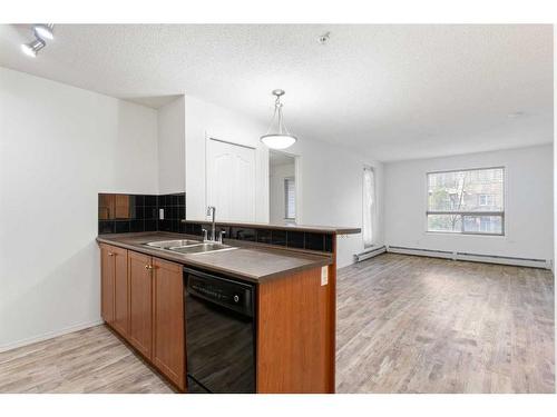 4120-60 Panatella Street Nw, Calgary, AB - Indoor Photo Showing Kitchen With Double Sink