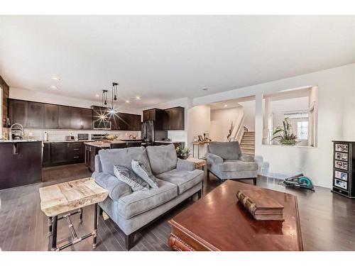 866 Auburn Bay Boulevard Se, Calgary, AB - Indoor Photo Showing Living Room