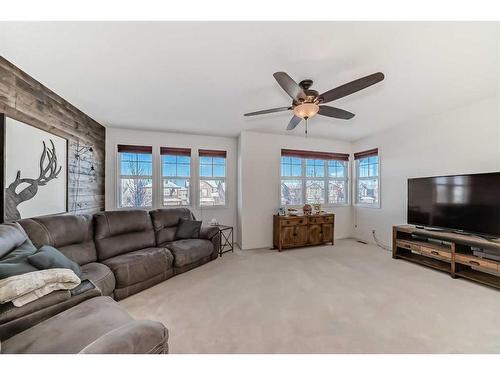 866 Auburn Bay Boulevard Se, Calgary, AB - Indoor Photo Showing Living Room