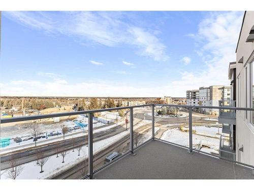 405-660 Shawnee Square Sw, Calgary, AB - Outdoor With Balcony With View