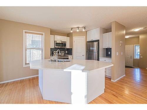 47 Everoak Gardens Sw, Calgary, AB - Indoor Photo Showing Kitchen With Stainless Steel Kitchen With Upgraded Kitchen