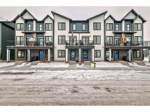 368 Seton Villas Se, Calgary, AB - Outdoor With Balcony With Facade