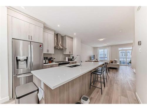 368 Seton Villas Se, Calgary, AB - Indoor Photo Showing Kitchen With Upgraded Kitchen