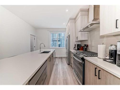 368 Seton Villas Se, Calgary, AB - Indoor Photo Showing Kitchen With Upgraded Kitchen