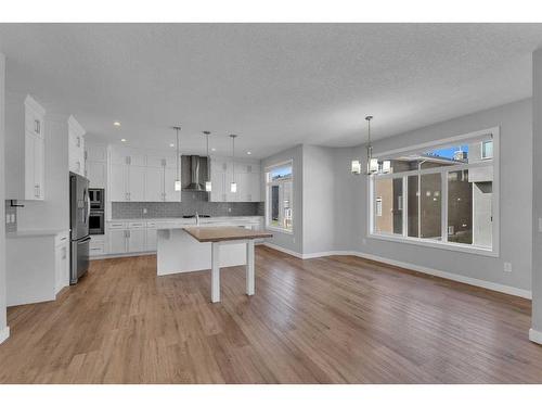 109 Kinniburgh Cove, Chestermere, AB - Indoor Photo Showing Kitchen With Stainless Steel Kitchen With Upgraded Kitchen