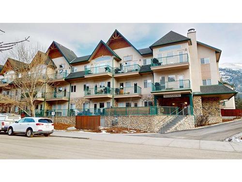 305-176 Kananaskis Way, Canmore, AB - Outdoor With Balcony With Facade