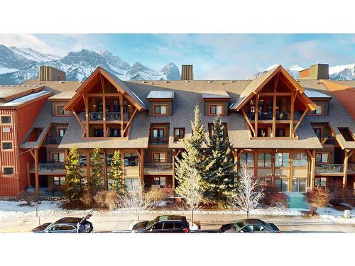 305-176 Kananaskis Way, Canmore, AB - Outdoor With Balcony With Facade