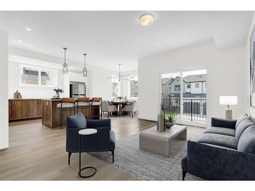 767 South Point Heath Sw, Airdrie, AB - Indoor Photo Showing Living Room