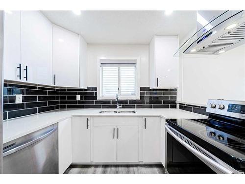 125 Taradale Close Ne, Calgary, AB - Indoor Photo Showing Kitchen With Double Sink