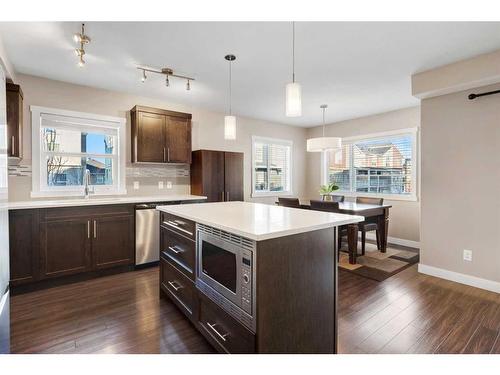 704 Redstone View Ne, Calgary, AB - Indoor Photo Showing Kitchen With Upgraded Kitchen