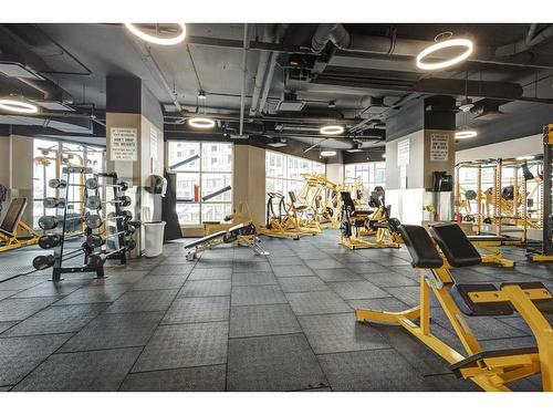 2305-225 11 Avenue Se, Calgary, AB - Indoor Photo Showing Gym Room