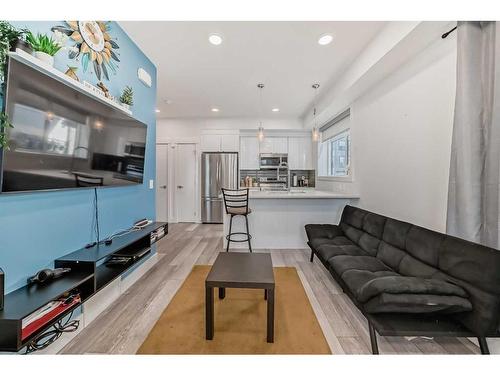 4659 Seton Drive Se, Calgary, AB - Indoor Photo Showing Living Room