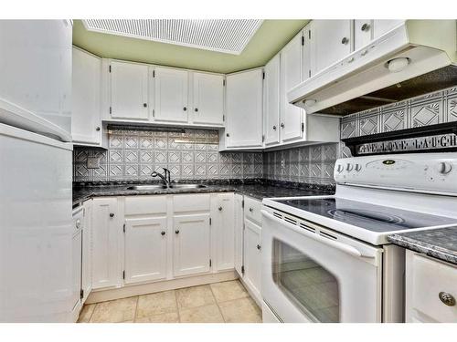 401-3727 42 Street Nw, Calgary, AB - Indoor Photo Showing Kitchen With Double Sink