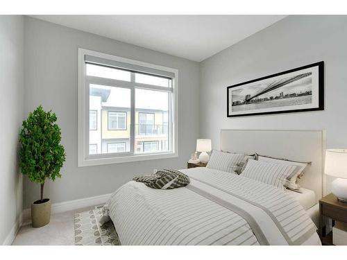 3103-410 Seton Passage Se, Calgary, AB - Indoor Photo Showing Bedroom